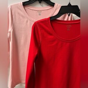 2 Live Green Madison Petite Organics 3/4 Sleeve Shirts